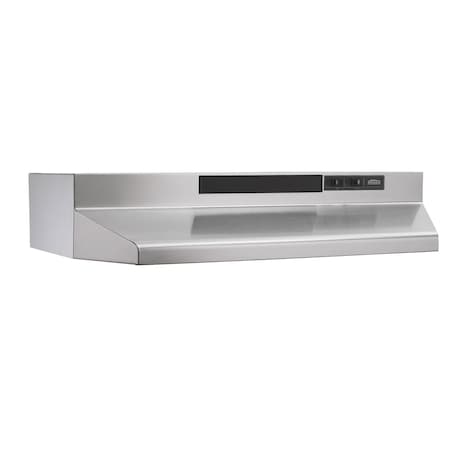 Broan-Nutone 30-Inch Stainless Steel Convertible Under-Cabinet Kitchen Range Hood BUEZ330SS